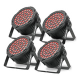 Steelpro - 4 Piezas Cañon Par Led 40 X 3 Watts - Rgb 403-mpr