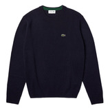 Sweater Hombre Lacoste Pulls Original Lana Azul M