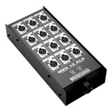 Painel De 12 Vias Wireconex Xlr Med2 12 1sncc Com Conectores