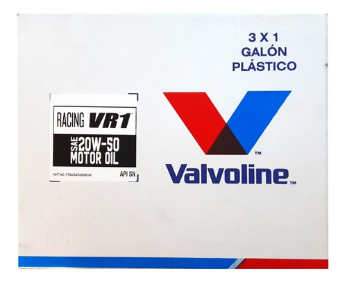 Aceite 20w50 Mineral Valvoline  Garrafa 4lts + Filtro Foto 3