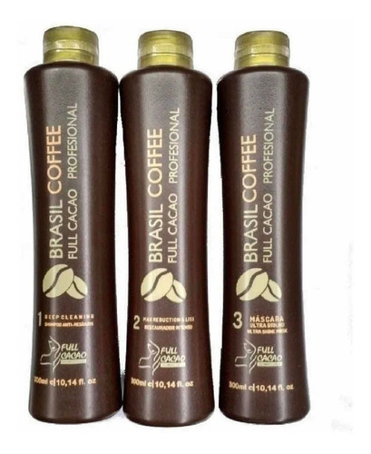 Kit Alisado Keratina Brasil Coffee Profesional 1000ml