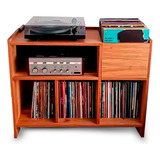 Estante Para Lps Vinil /toca Discos/receiver Top Super-2