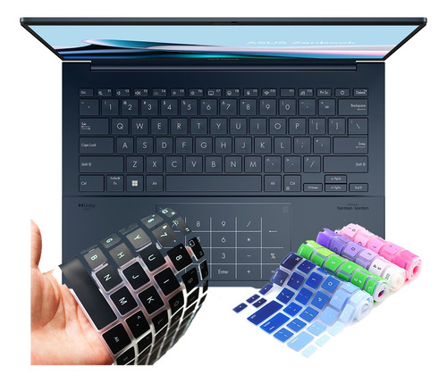 Protector De Teclado Asus Zenbook 14x Oled En Relieve