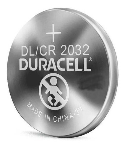 Pilha Moeda Duracell Lítio 3v Cr-2032 - Ac2418u