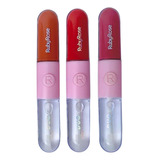 Batom Duo Gloss + Líquido - Ruby Rose