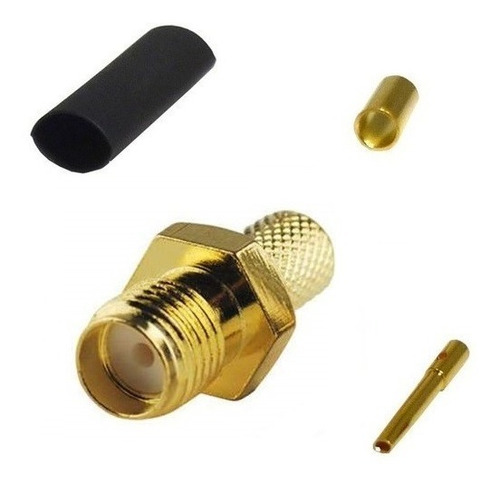 Conector Sma Hembra Crimp Rg-174 - Bajo Ruido Iu