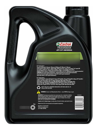 Aceite Sinttico Transmisin/caja Castrol Atf/cvt Castrol. Foto 2