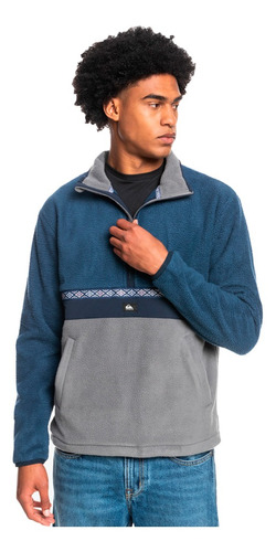 Polerón Quiksilver Polar Clean Coast Hombre Blue