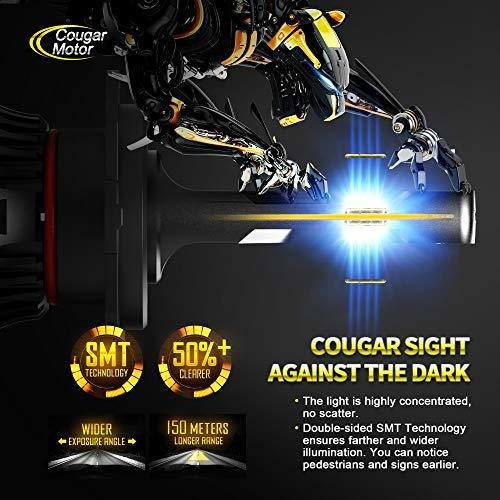 Cougar Motor Small Bombilla Led Para Faro Delantero Foto 2