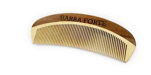 Peine De Madera Para Barba 12 Cm - Fino Barba Forte