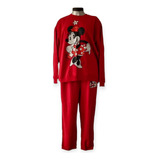 Pantalon Polar Conjunto Disney Navidad Minnie Mouse Mujer