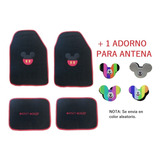 Kit 4 Tapetes Alfombra Mickey Mouse Vw Jetta Clasico 2014