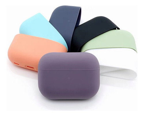 Yomi Funda Silicona Estuche Para AirPods Pro 1 Con Gancho 