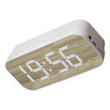 Altavoz Bluetooth, Despertador, Reloj Digital Con Bluetooth