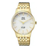 Reloj Para Hombre Q&q Superior S280j001y Dorado