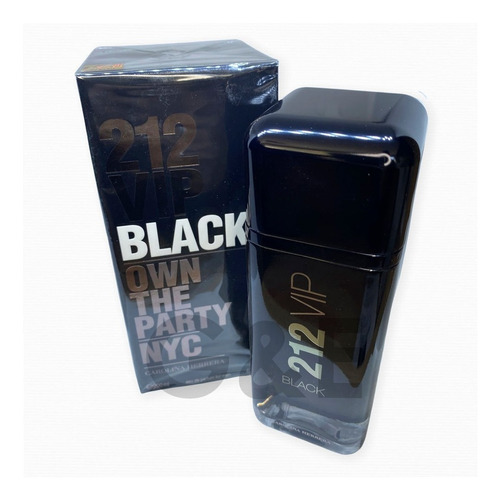 Perfume 212 Vip Black 200ml Carolina Herrera 100% Original