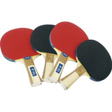 Raquetas Ping Pong 4 Palas 3 Pelotas 2 Estrellas Nuevas Ecom