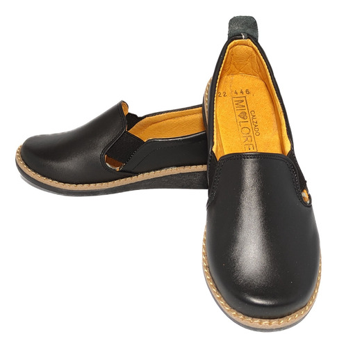 Zapato Cómodo Dama Suave Pie Diabético Piel De Borrego 446