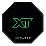 Tapete Gamer Octagonal Protetor De Piso Preto/verde Xt Racer