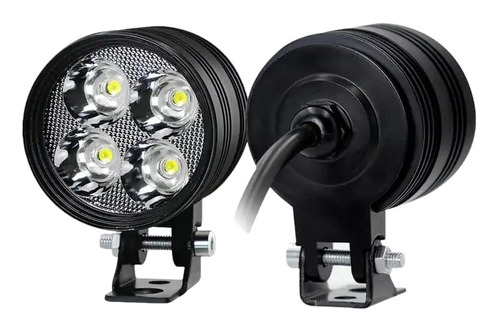 Faro Auxiliar 4 Led Cree. Aluminio. Luz Blanca. Led Bulb X2u