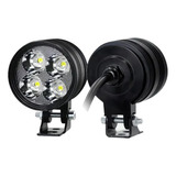 Faro Auxiliar 4 Led Cree. Aluminio. Luz Blanca. Led Bulb X2u