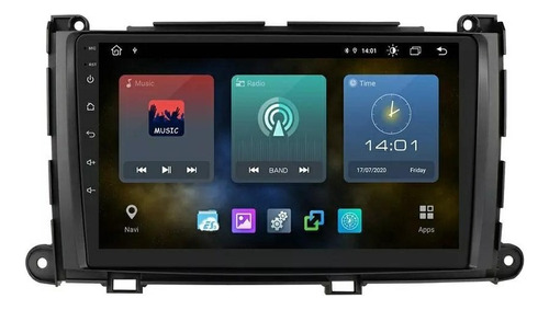 Auto Estereo De Pantalla Android Toyota Sienna Gps Bt Touch