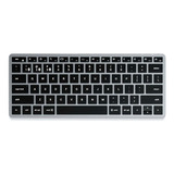 Teclado Bluetooth Satechi Slim St-btsx1m Qwerty Inglés Us Color Gris