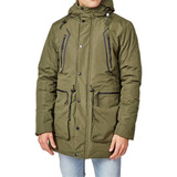 Campera Hombre Impermeable Y Abrigada Parka Termica Briganti