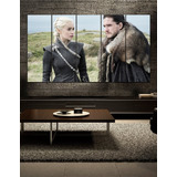 Cuadro Poliptico Daenerys Targaryen Jhon Snow Canvas Art