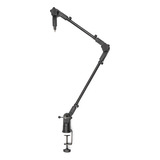 Soporte Gator Pie De Mic Pro Para Mesa Escritorio Boom Arm