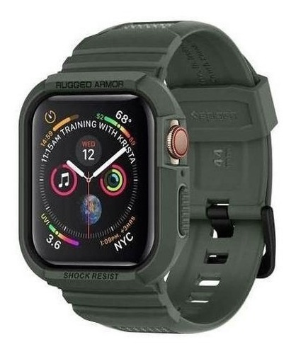 Case + Pulseira Spigen Rugged 44mm Compatível Apple Watch