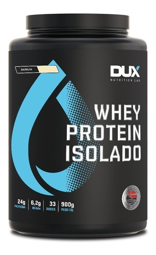 Suplemento Em  Pó Dux Nutrition  Whey Protein Isolado Proteína Sabor  Baunilha Em Pote De 900g