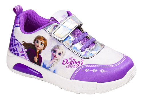 Zapatillas Niñas Footy Frozen Ii Urbanas Luces Led Disney 