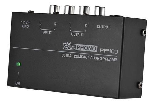 Phono Preamp 1/4 Trs Amplificador De Tocadiscos Para