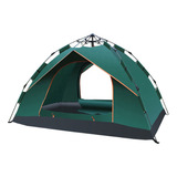 Joyfox Barraca Camping Acampamento 3/4 Pessoas Automática Camping Verde-escuro