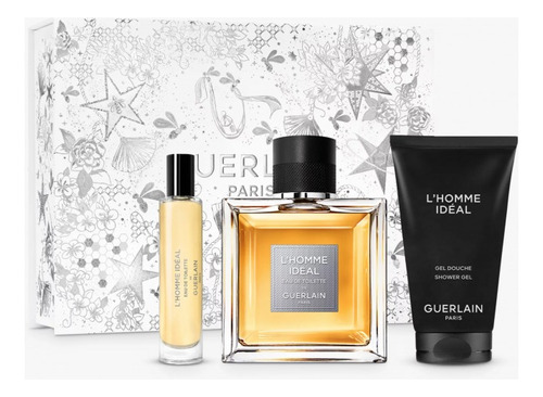 Set Perfume Guerlain L Homme Ideal Edt 100ml Gel Ducha