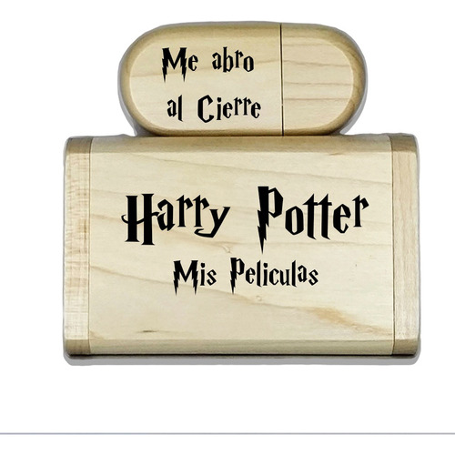 Harry Potter Memoria Personalizada Con Todas Las Peliculas  