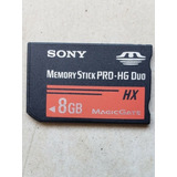 Memory Stick Sony Pro Hg-duo 8 Gb Para Cámara Fotográfica 