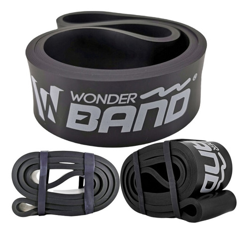 Bandas Elástica Resistencia Wonder Negra Pilates 86lb Yoga 