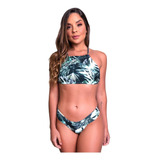 Biquini Cropped Panicat Feminino Moda Praia Verão Asa Delta