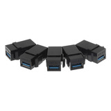 5x Adaptador Usb 3.0, Tipo A A Extensión Acoplador Conector