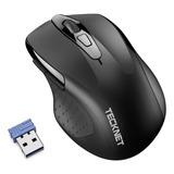 Mouse Tecknet Silencioso/negro