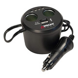 Cargador Auto Doble Usb Doble Entrada 12v Indicador Bateria