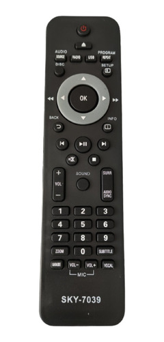 Controle Remoto Home Theater Philips Compativel