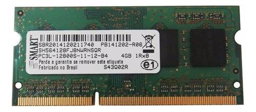 Memória Ram 4gb Pc3l - 12800s - Smart