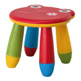 Banquito Multicolor Infantil Para Chicos Niños Símil Ikea