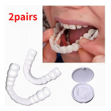 Aparelho Dentário De Sorriso Perfurado De Encaixe 2pcs