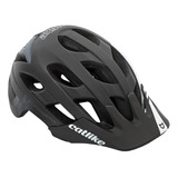 Capacete Ciclismo Adulto M Catlike Vulcano Preto