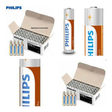 Pack Philips Doble Aa + Triple Aaa 1.5v Total 96 Unidades