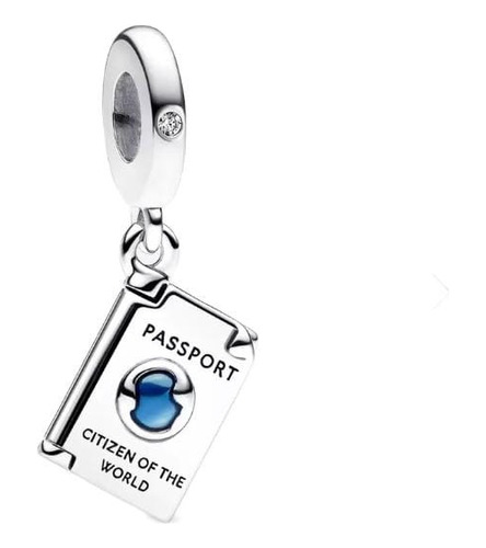 Charm Pandora Pasaporte Que Se Puede Abrir Plata S925